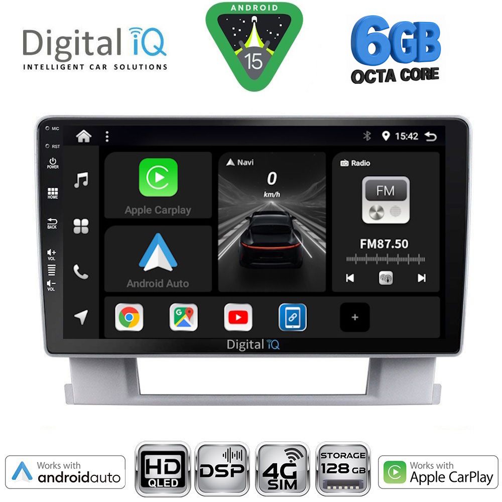 BXF17482-15 DIGITAL IQ BXF 17482_CPAA (9inc) MULTIMEDIA TABLET for OPEL ASTRA J mod. 2010-2016 - Image 1