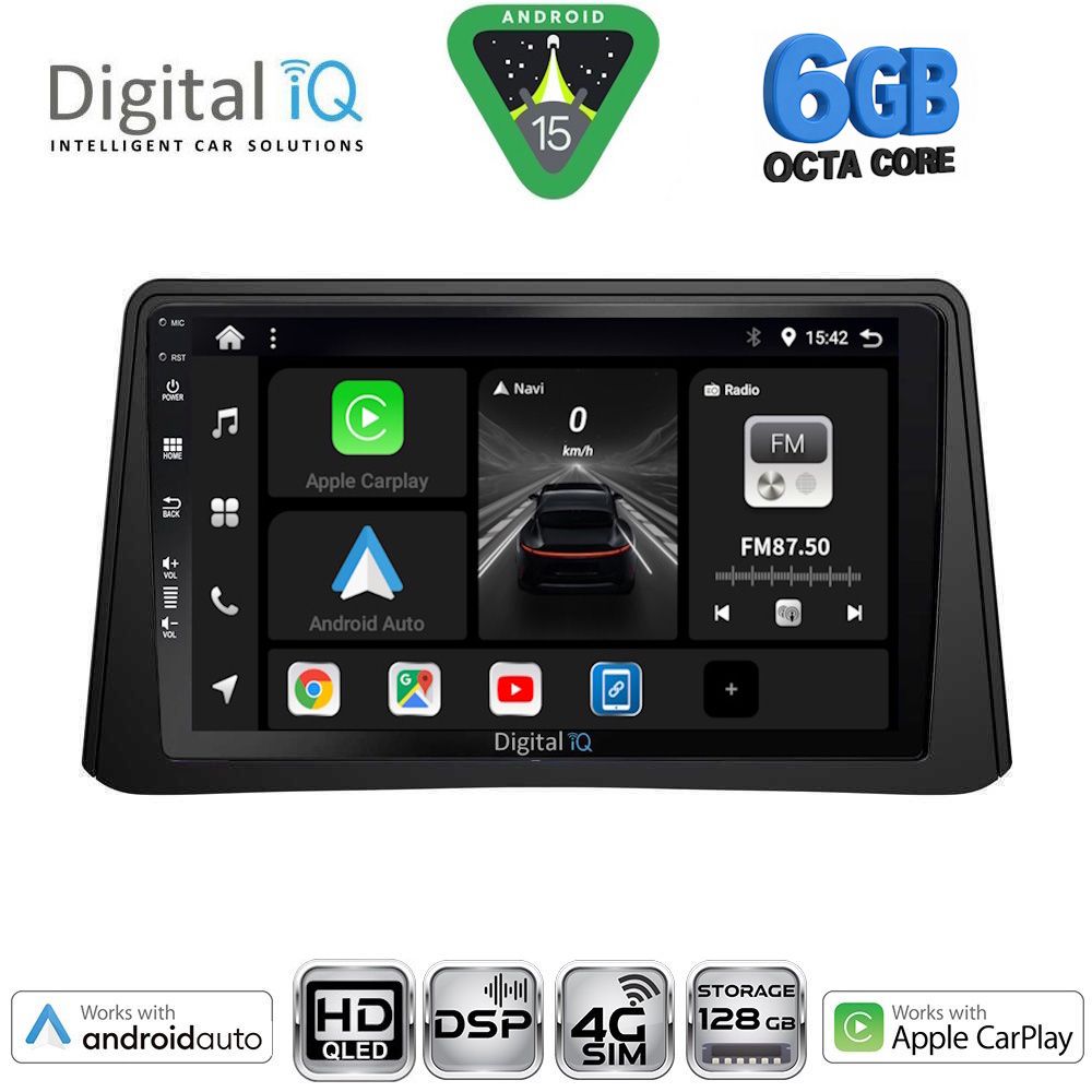 BXF17496-15 DIGITAL IQ BXF 17496_CPAA (9inc) MULTIMEDIA TABLET for OPEL MOKKA mod. 2012-2015 - Image 1