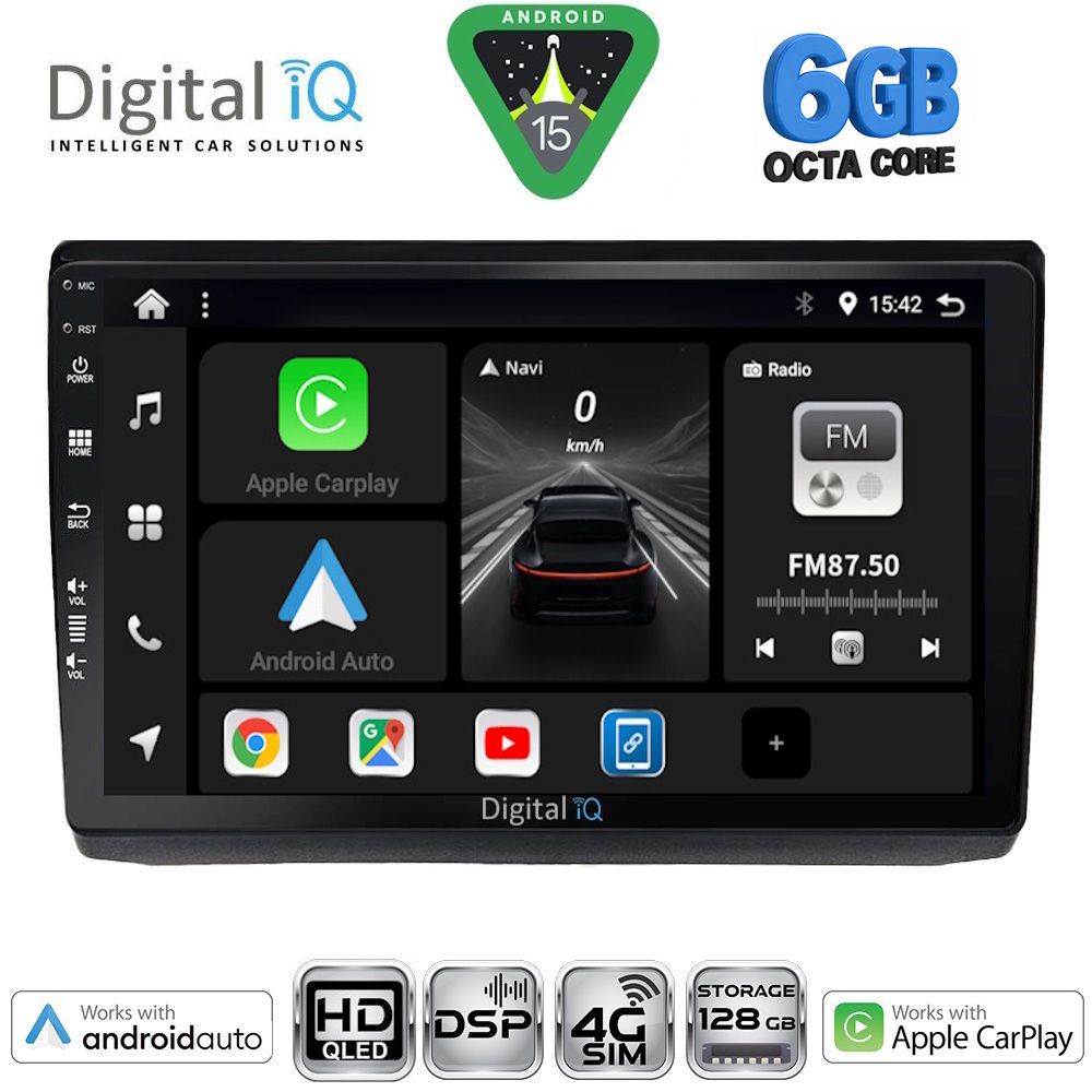 BXF17558-15 DIGITAL IQ BXF 17558A_CPAA (10inc) MULTIMEDIA TABLET for OPEL VIVARO – RENAULT TRAFIC - NISSAN PRIMASTAR mod. 2004-2015 - Image 1