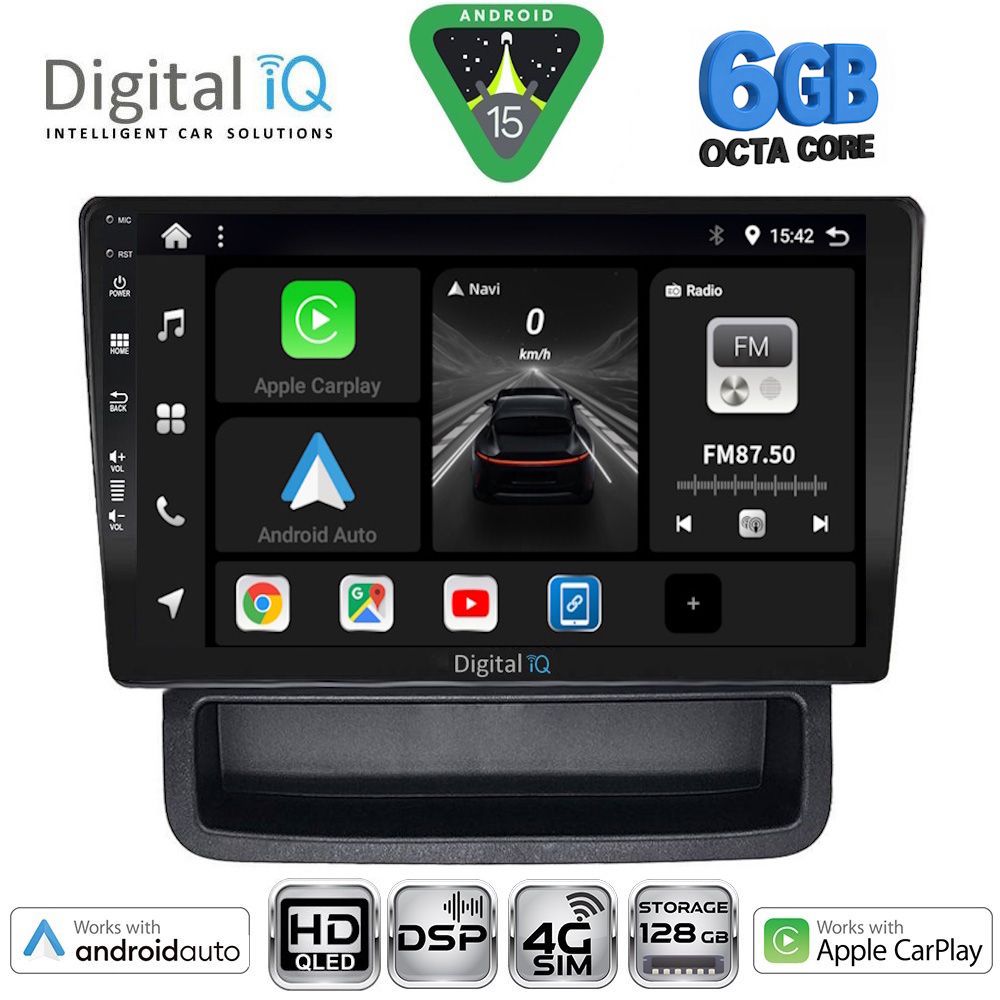 BXF17559-15 DIGITAL IQ BXF 17558B_CPAA (10inc) MULTIMEDIA TABLET for OPEL VIVARO – RENAULT TRAFIC - NISSAN PRIMASTAR mod. 2004-2015 - Image 1