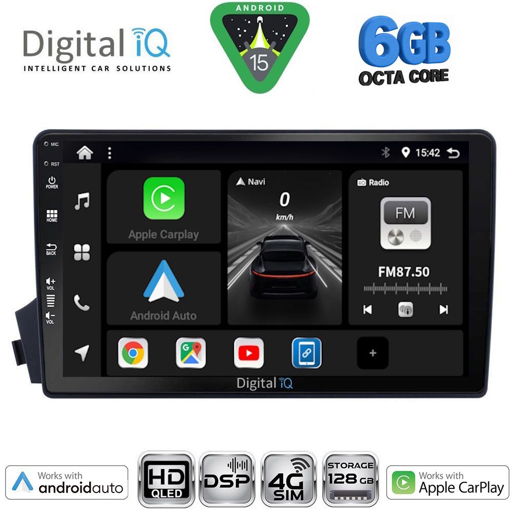 BXF17650-15 DIGITAL IQ BXF 17650_CPAA (9inc) MULTIMEDIA TABLET for SSANGYONG ACTYON - KYRON mod. 2006-2015 - Image 1