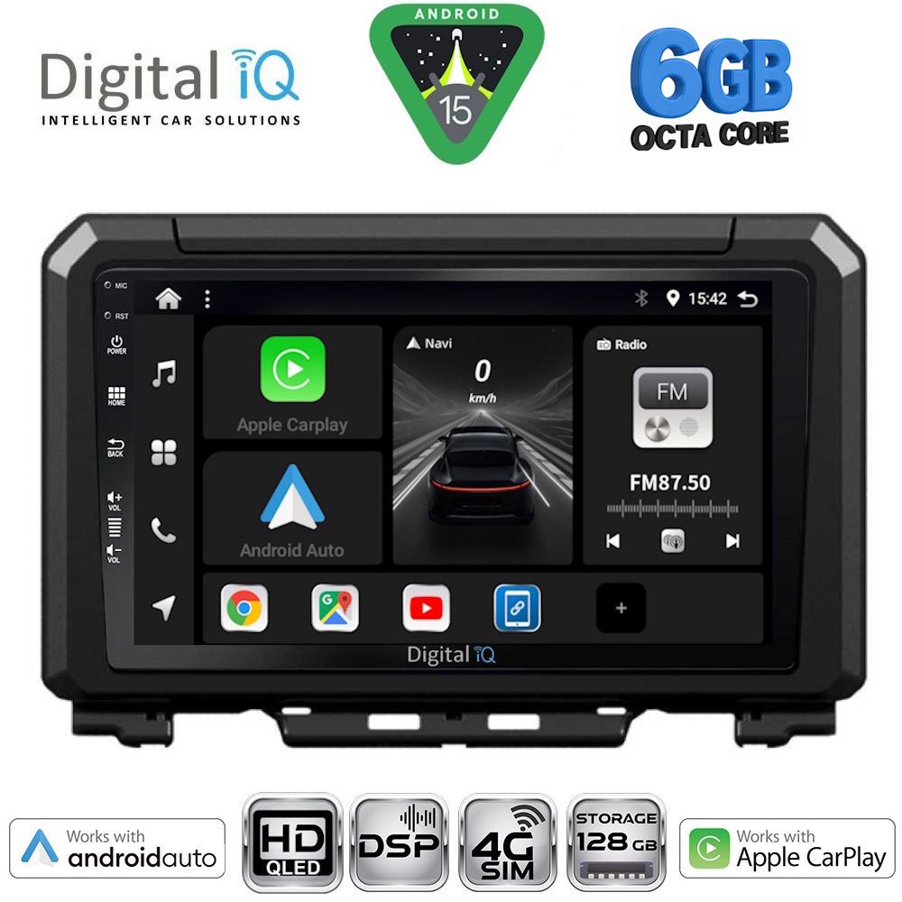 BXF17679-15 DIGITAL IQ BXF 17679_CPAA (9inc) MULTIMEDIA TABLET for SUZUKI JIMNY mod. 2017-2026 - Image 1