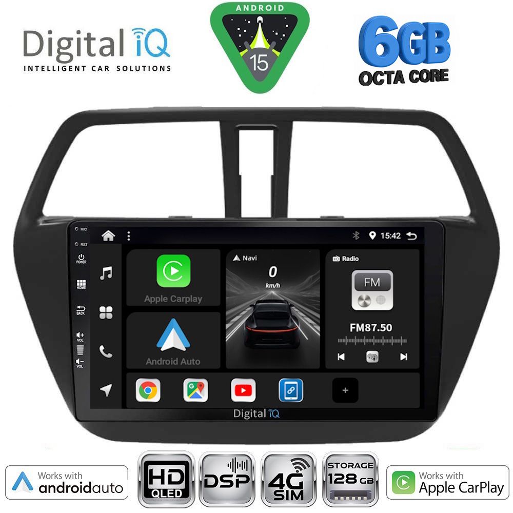 BXF17689-15 DIGITAL IQ BXF 17689_CPAA (9inc) MULTIMEDIA TABLET for SUZUKI SX4 S-CROSS mod. 2014-2021 - Image 1