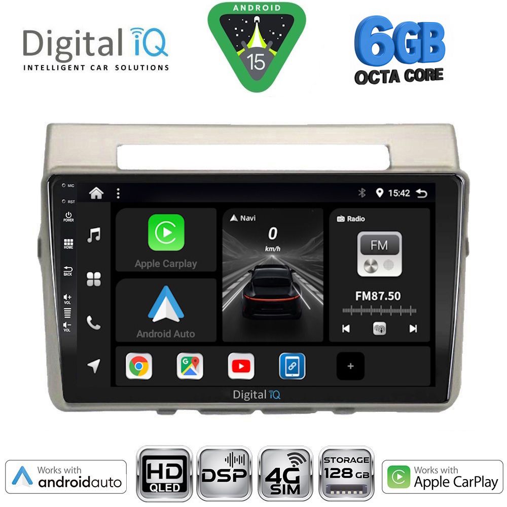 BXF17711-15 DIGITAL IQ BXF 17711B_CPAA (9inc) MULTIMEDIA TABLET for TOYOTA COROLLA VERSO mod. 2004-2009 - Image 1
