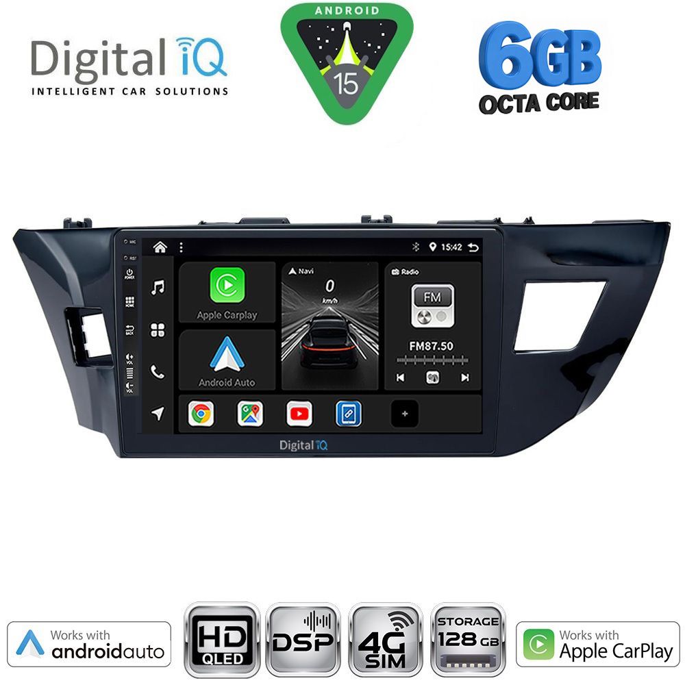 BXF17714MD-15 DIGITAL IQ BXF 17714MD_CPAA (10inc) MULTIMEDIA TABLET for TOYOTA COROLLA mod. 2013-2016 - Image 1