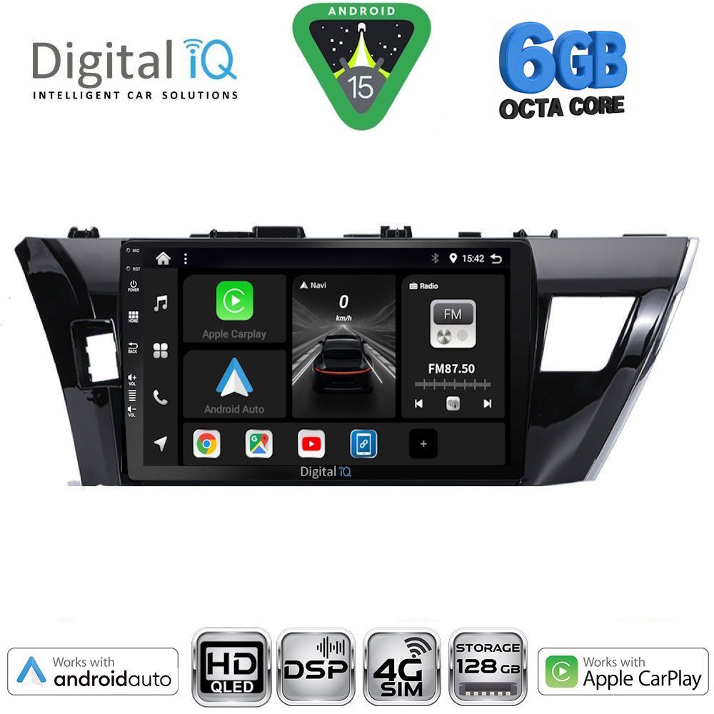 BXF17714SM-15 DIGITAL IQ BXF 17714SM_CPAA (10inc) MULTIMEDIA TABLET for TOYOTA COROLLA mod. 2013-2016 - Image 1