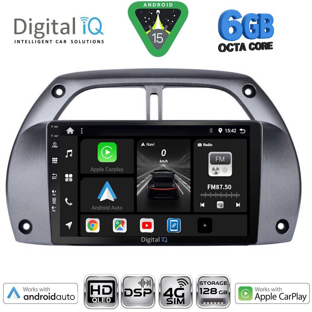 BXF17730-15 DIGITAL IQ BXF 17730_CPAA A/C (9inc) MULTIMEDIA TABLET for TOYOTA RAV 4 mod. 2000-2006 - Image 1