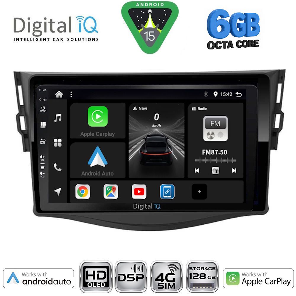 BXF17731-15 DIGITAL IQ BXF 17731_CPAA (9inc) MULTIMEDIA TABLET for TOYOTA RAV 4 mod. 2006-2012 - Image 1
