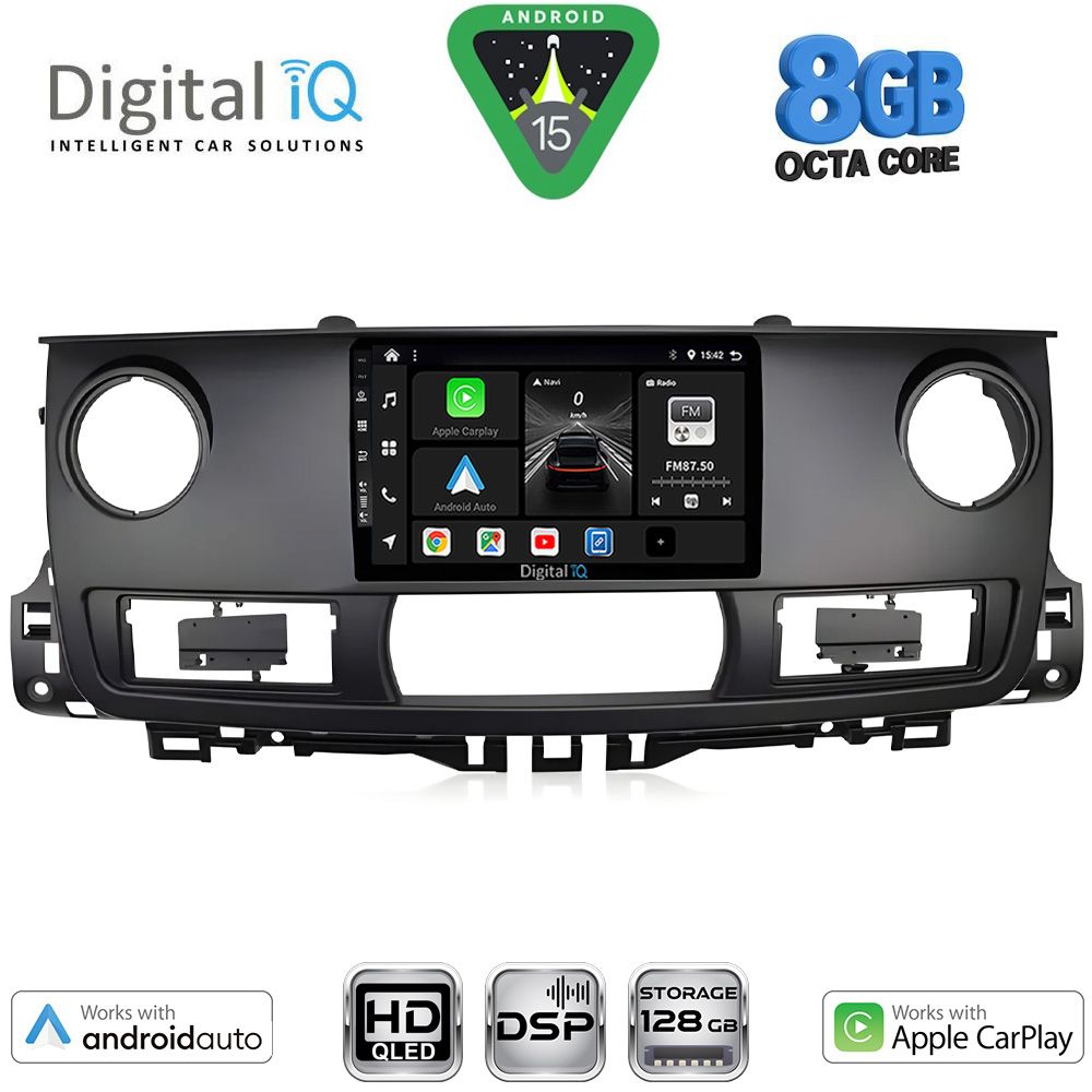 BXF18554_15 DIGITAL IQ BXF 18554_CPAA (10inc) MULTIMEDIA TABLET for RENAULT MASTER mod. 2003-2010 - Image 1