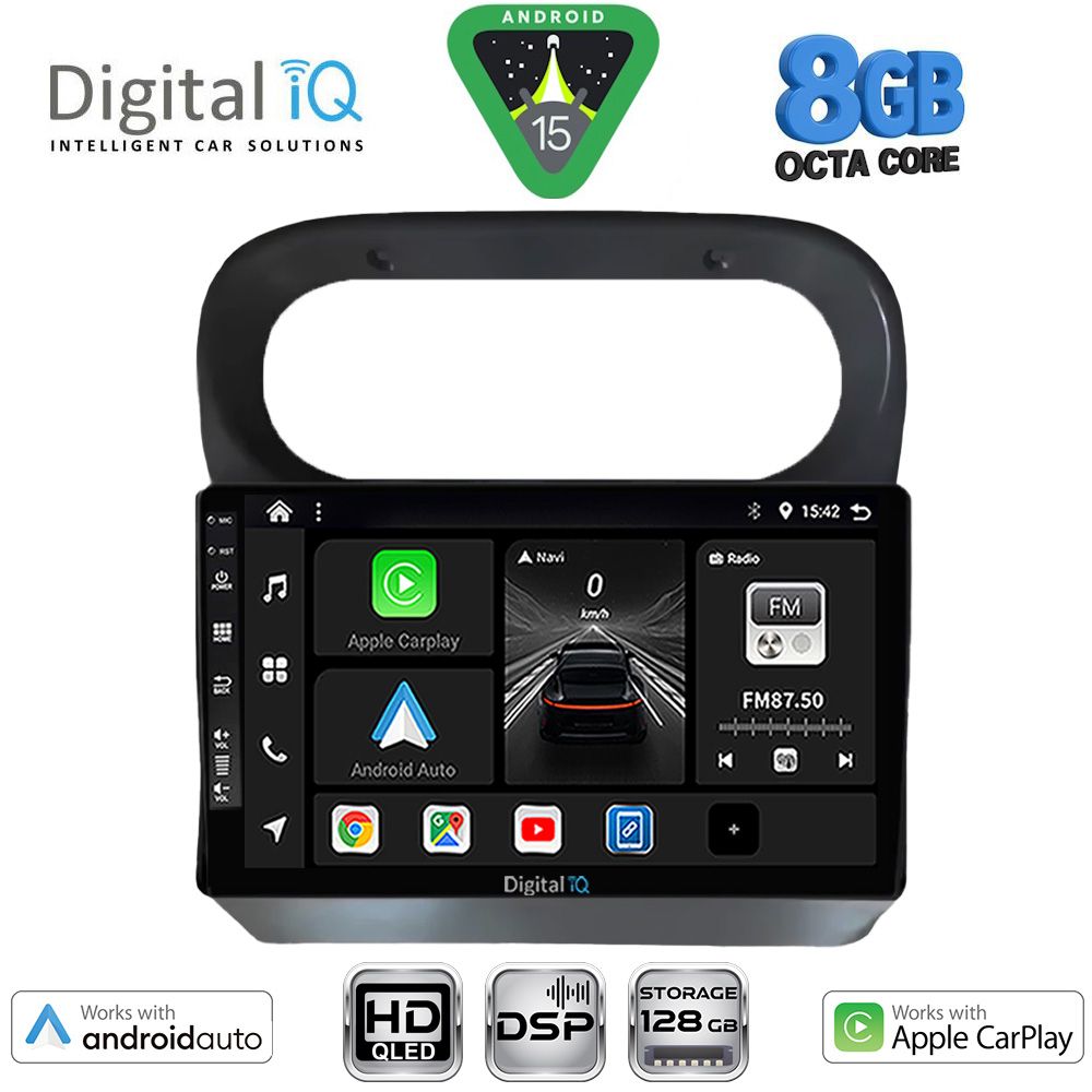 BXF18559_15 DIGITAL IQ BXF 18559_CPAA (9inc) MULTIMEDIA TABLET for RENAULT TWINGO mod. 2007-2014 - Image 1