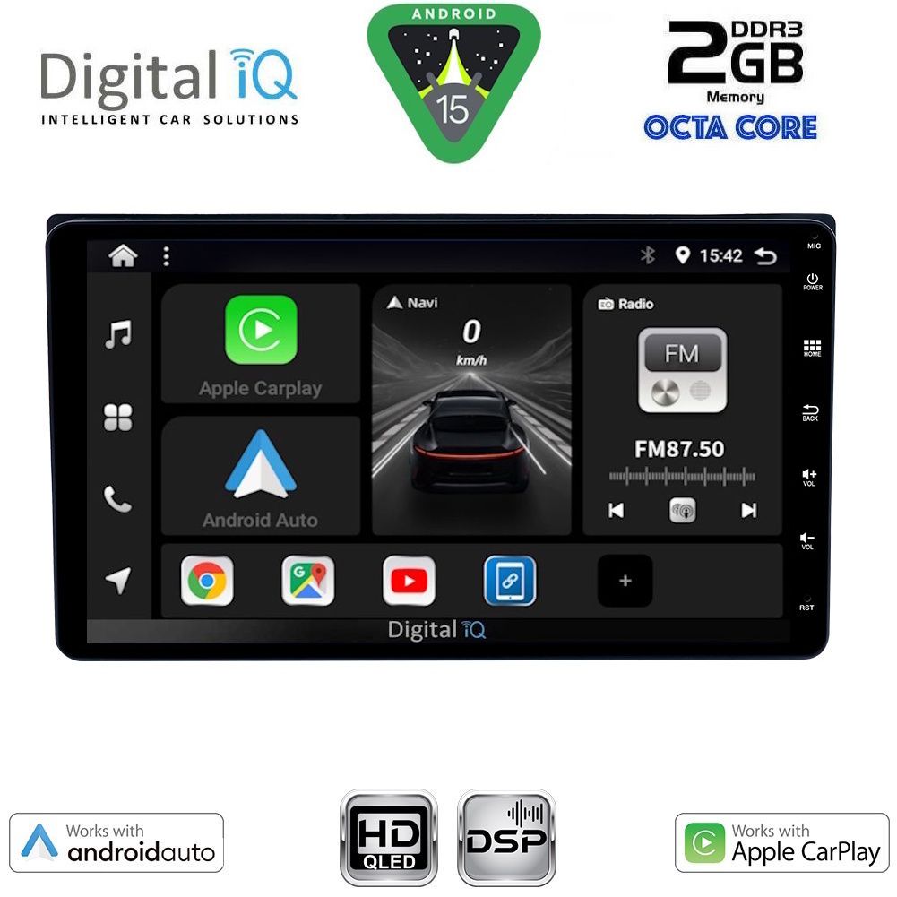 BXF563-15 DIGITAL IQ BXF 563_CPAA (9'' DECK) MULTIMEDIA SYSTEM for TOYOTA ALL mod. 2019-2026 (230mm) - Image 1