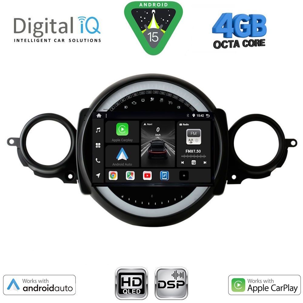 BXF6064_15 DIGITAL IQ BXF 16064_CPAA (9inc) MULTIMEDIA TABLET for MINI COOPER (R56-R57) mod. 2006-2014 - CLUBMAN (R55) mod. 2007-2014 - Image 1