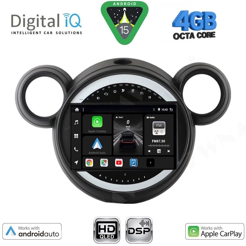 BXF6065_15 DIGITAL IQ BXF 16065_CPAA (9inc) MULTIMEDIA TABLET for MINI COUNTRYMAN (R60) mod. 2010-2016 - PACEMAN (R61) mod. 2013-2016 - Image 1