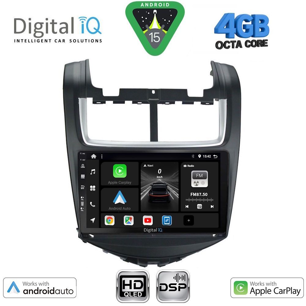 BXF6075_15 DIGITAL IQ BXF 16074B_CPAA (9inc) MULTIMEDIA TABLET for CHEVROLET AVEO mod. 2014-2017 - Image 1