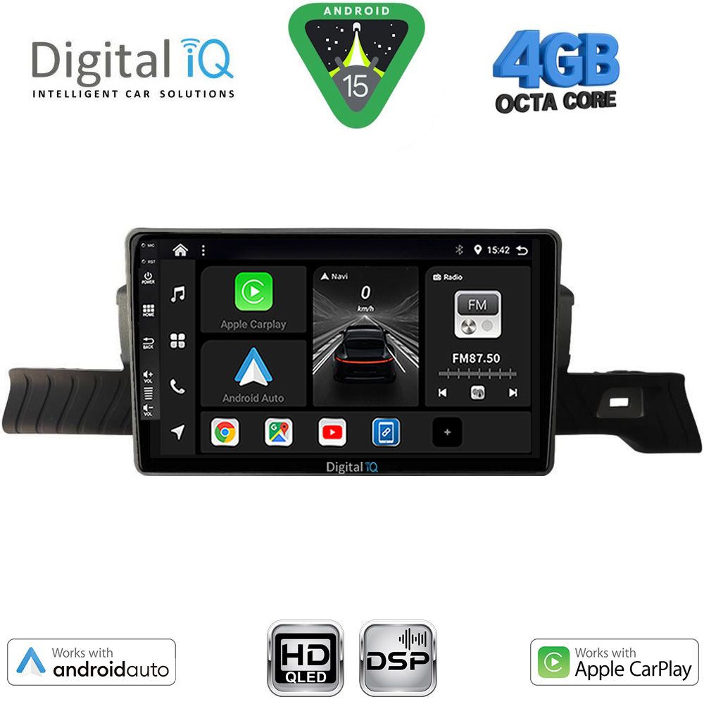 BXF6094_15 DIGITAL IQ BXF 16094_CPAA (9inc) MULTIMEDIA TABLET for CITROEN C3 mod. 2024-2026 - Image 1