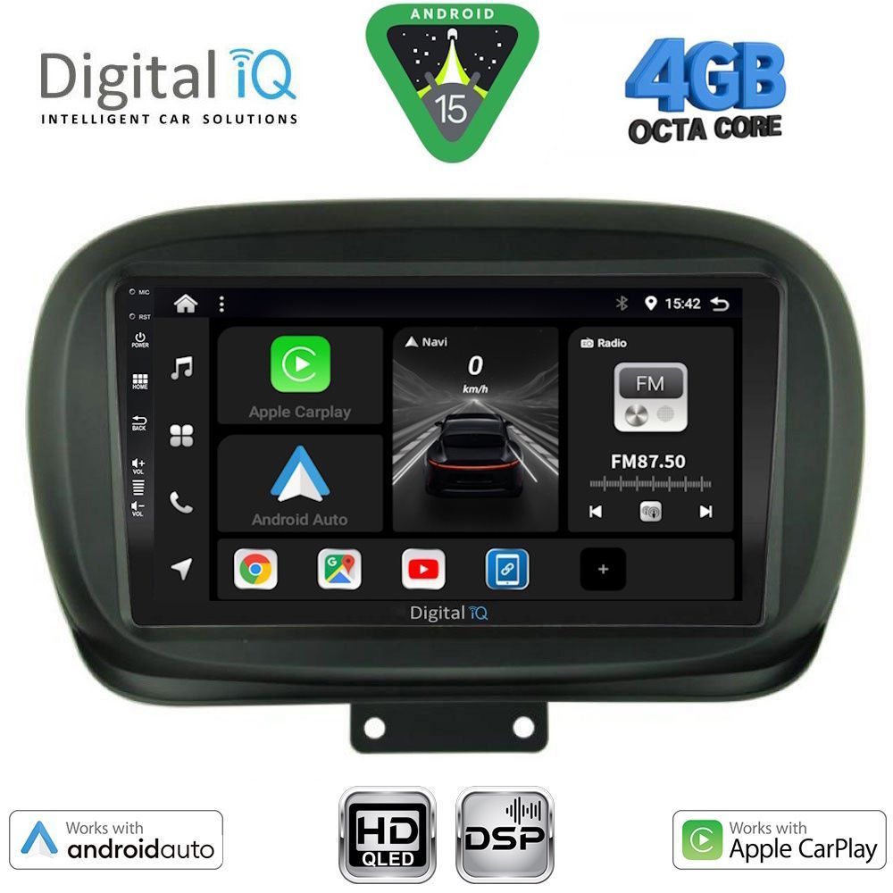 BXF6134_15 DIGITAL IQ BXF 16134_CPAA (9inc) MULTIMEDIA TABLET for FIAT 500Χ mod. 2014-2024 - Image 1