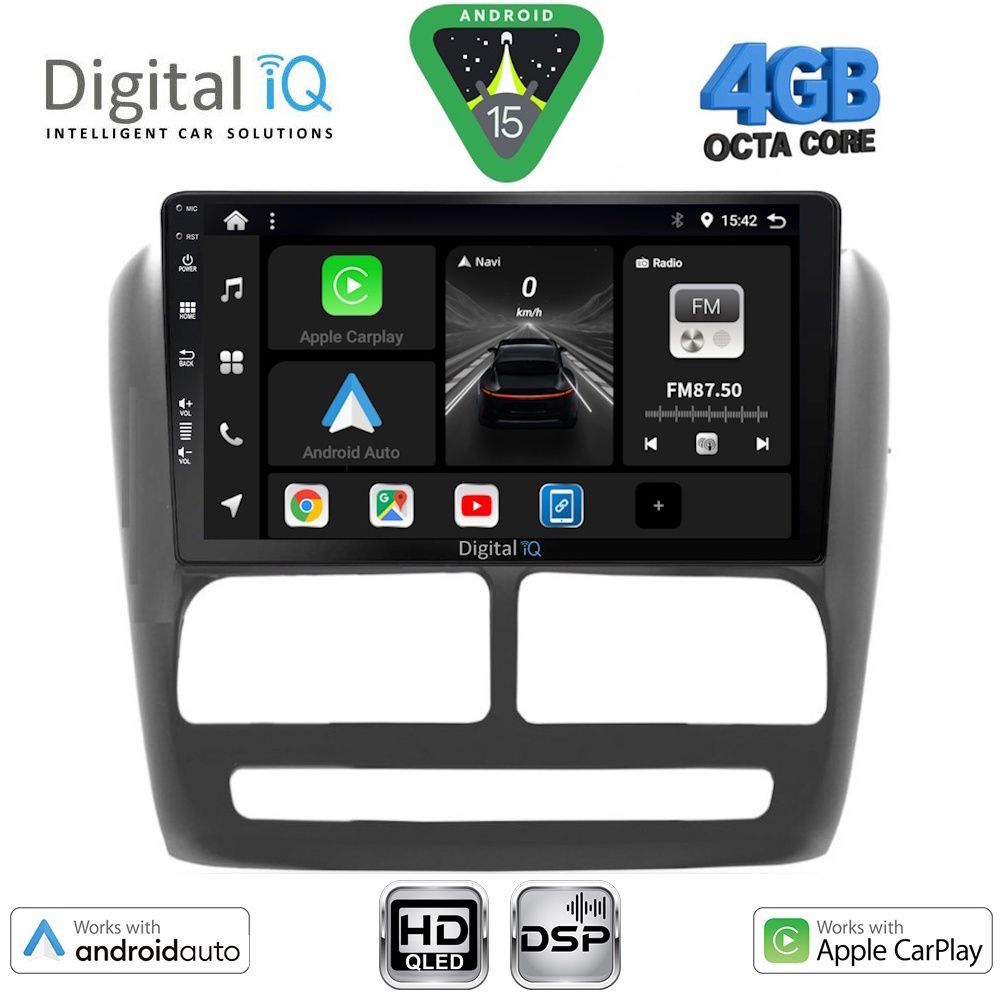 BXF6137_15 DIGITAL IQ BXF 16137_CPAA (9inc) MULTIMEDIA TABLET for FIAT DOBLO mod. 2010-2015 - Image 1