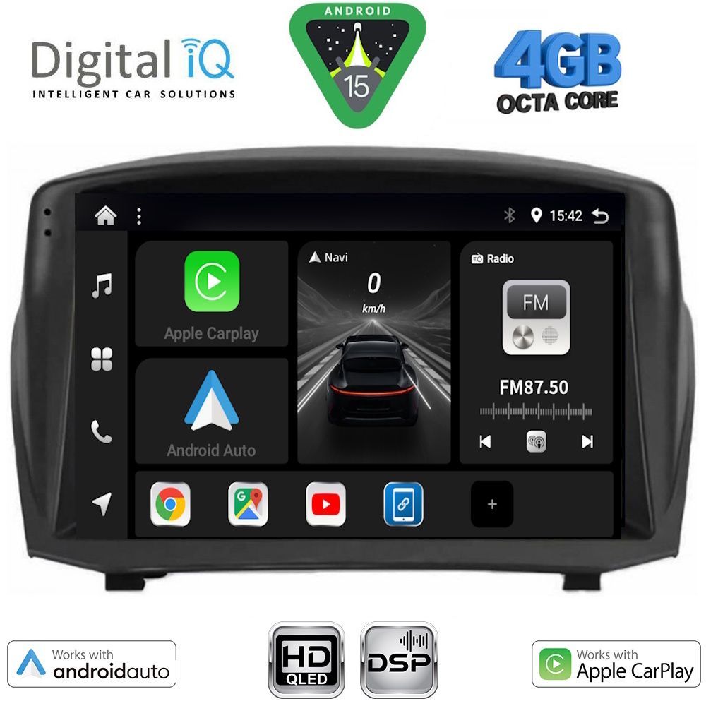 BXF6154B_15 DIGITAL IQ BXF 16154B_CPAA (9inc) MULTIMEDIA TABLET for FORD FIESTA mod. 2008-2017 - Image 1