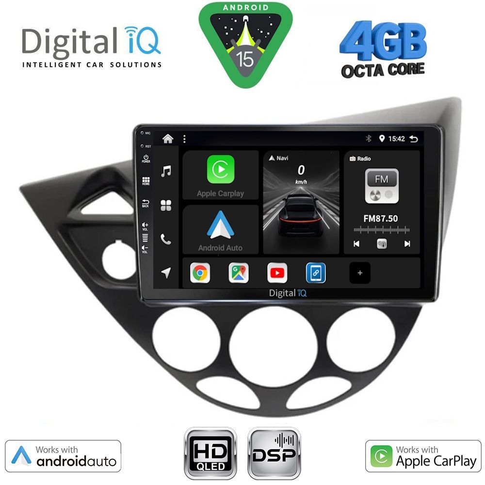 BXF6169_15 DIGITAL IQ BXF 16169_CPAA (9inc) MULTIMEDIA TABLET for FORD FOCUS mod. 1998-2004 - Image 1
