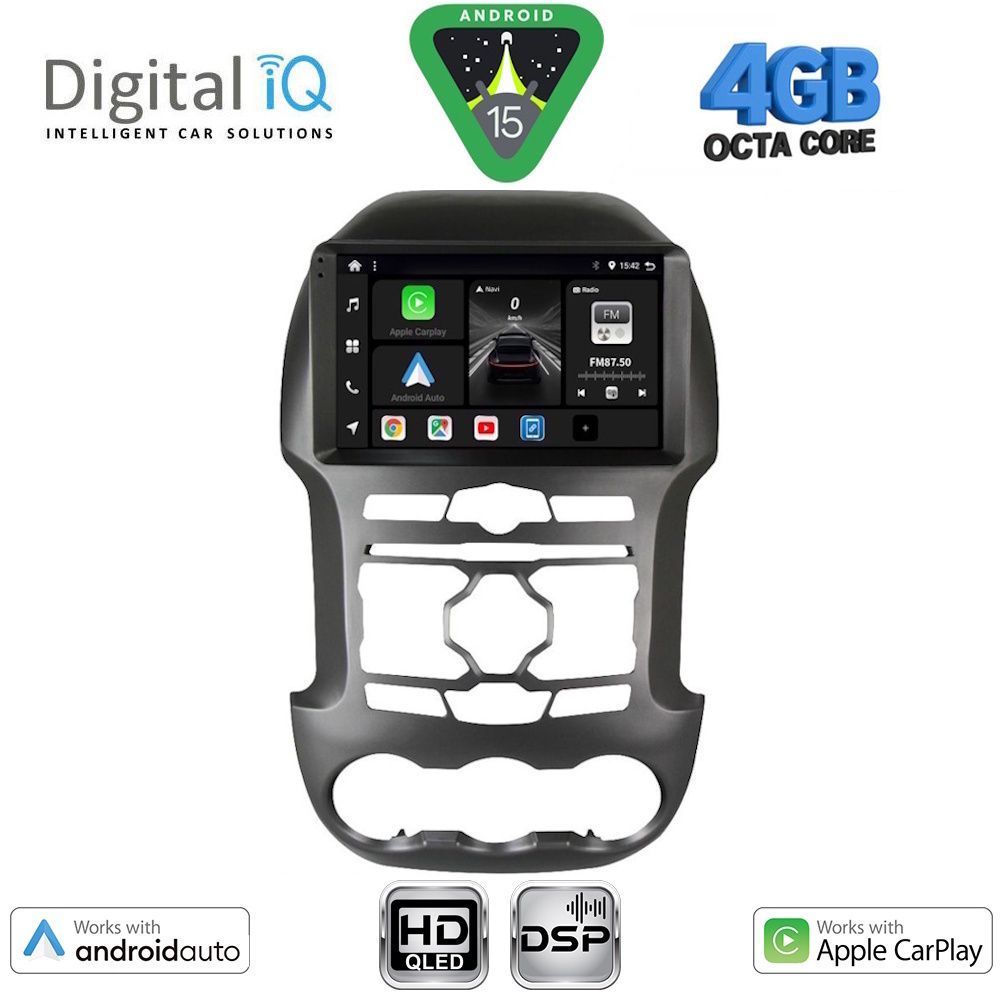 BXF6171S_15 DIGITAL IQ BXF 16171S_CPAA (9inc) MULTIMEDIA TABLET for FORD RANGER mod. 2011-2015 - Image 1