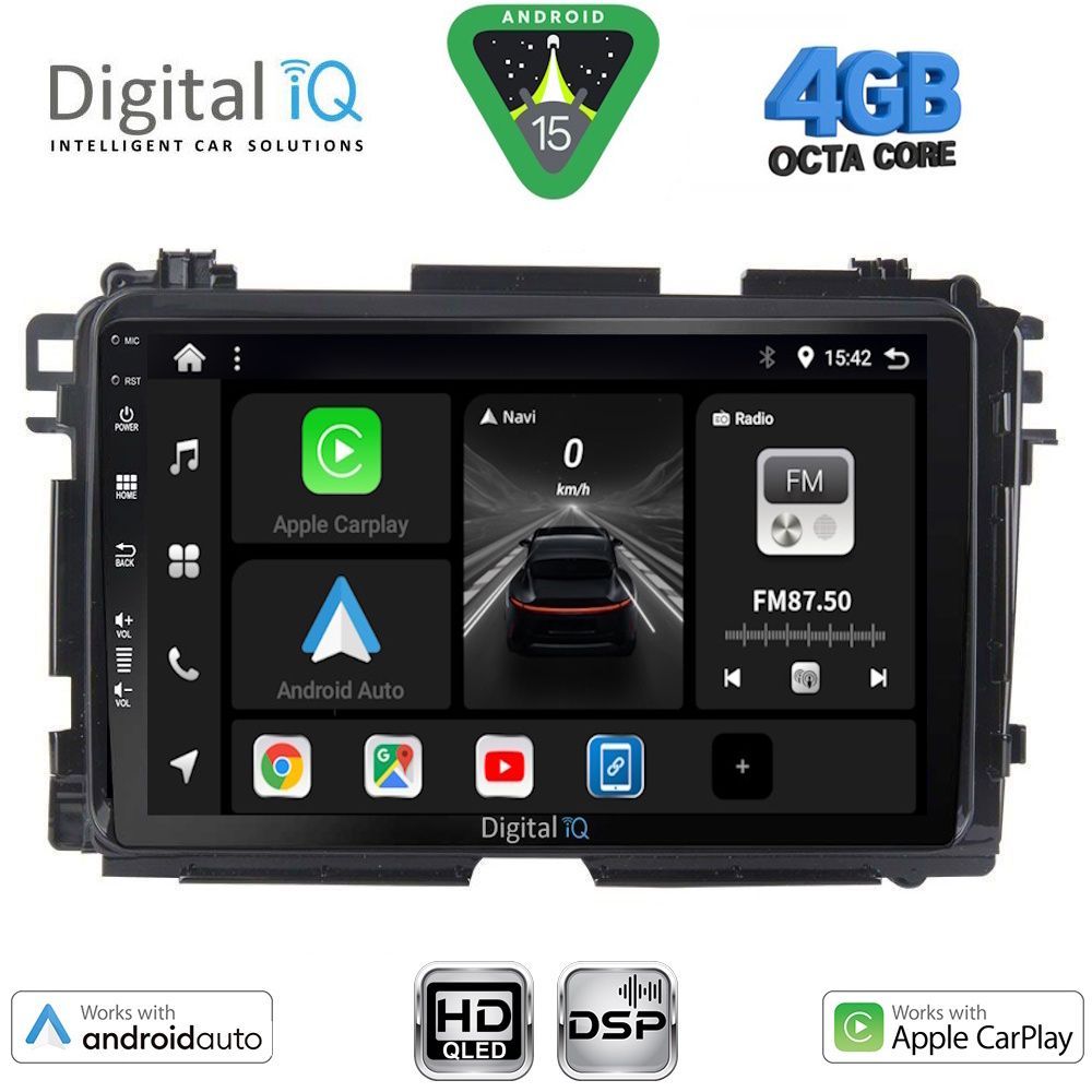 BXF6201_15 DIGITAL IQ BXF 16201_CPAA (10inc) MULTIMEDIA TABLET for HONDA HRV mod. 2015-2021 - Image 1