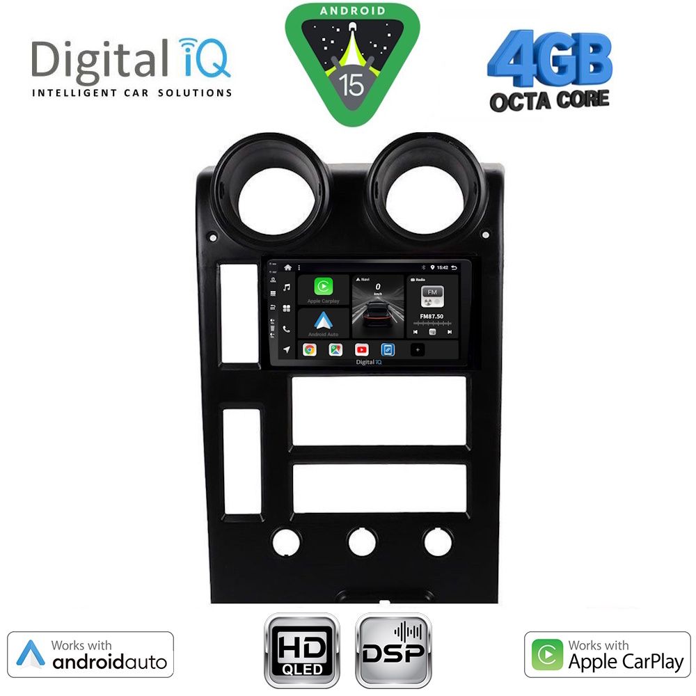 BXF6215_15 DIGITAL IQ BXF 16215_CPAA (9inc) MULTIMEDIA TABLET for HUMMER H2 mod. 2001-2007 - Image 1