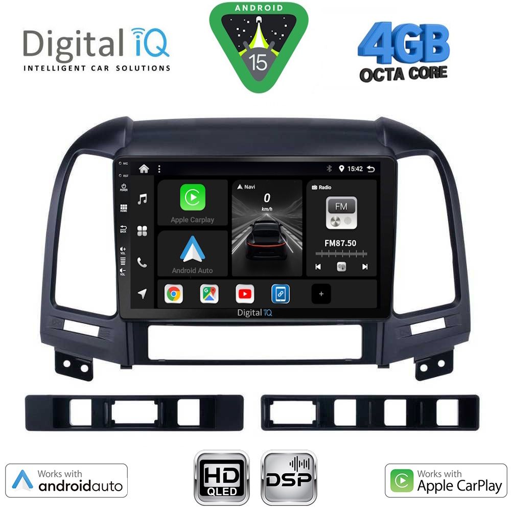 BXF6239_15 DIGITAL IQ BXF 16239_CPAA (9inc) MULTIMEDIA TABLET for HYUNDAI SANTA FE mod. 2005-2013 - Image 1