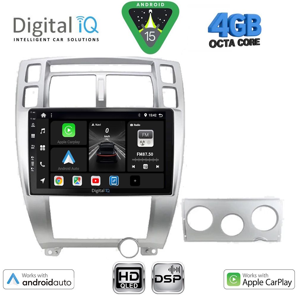 BXF6241SL_15 DIGITAL IQ BXF 17241SL_CPAA (10inc) MULTIMEDIA TABLET for HYUNDAI TUCSON mod. 2004-2010 - Image 1