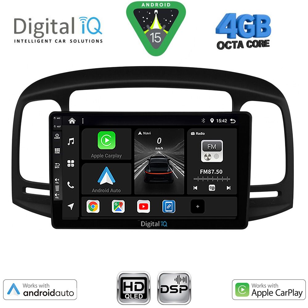 BXF6249BL_15 DIGITAL IQ BXF 16249BL_CPAA (9inc) MULTIMEDIA TABLET for HYUNDAI ACCENT mod. 2005-2012 - Image 1