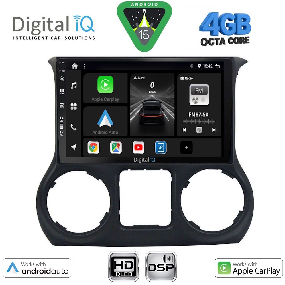 BXF6296_15 DIGITAL IQ BXF 16296_CPAA (10inc) MULTIMEDIA TABLET for JEEP WRANGLER mod. 2014-2017 - Image 1