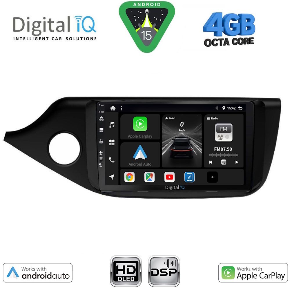 BXF6302_15 DIGITAL IQ BXF 16302_CPAA (9inc) MULTIMEDIA TABLET for KIA CEED mod. 2012-2018 - Image 1