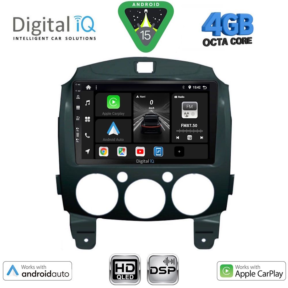 BXF6361_15 DIGITAL IQ BXF 16361_CPAA (9inc) MULTIMEDIA TABLET for MAZDA 2 mod. 2007-2014 - Image 1
