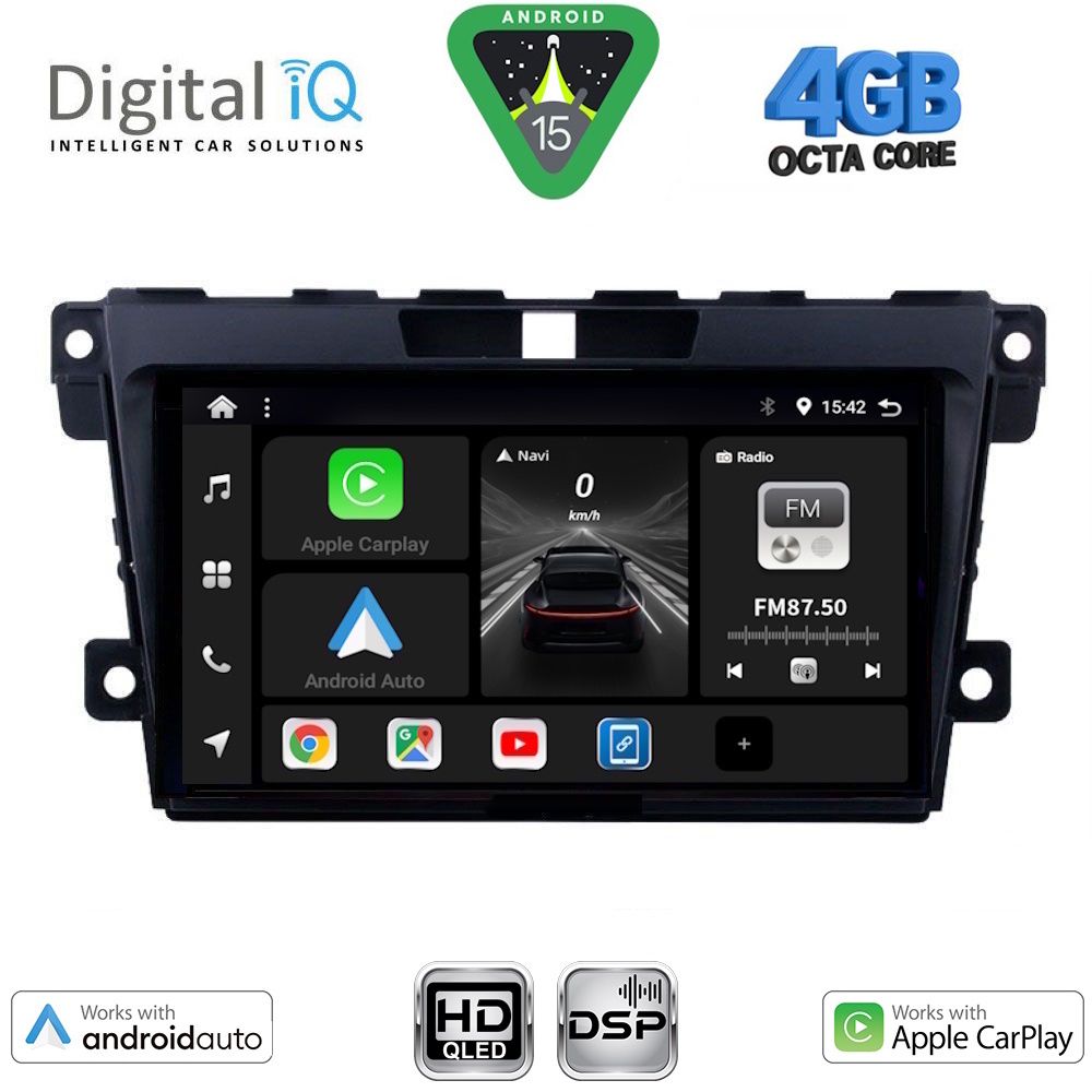 BXF6389_15 DIGITAL IQ BXF 16389_CPAA (9inc) MULTIMEDIA TABLET for MAZDA CX7 mod. 2006-2012 - Image 1