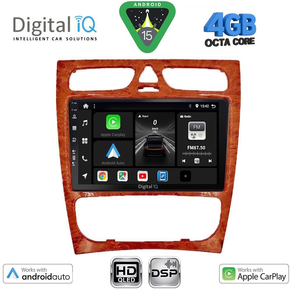 BXF6402CH_15 DIGITAL IQ BXF 16402CH_CPAA (9inc) MULTIMEDIA TABLET for MERCEDES C (W203) mod. 1999-2004 - Image 1