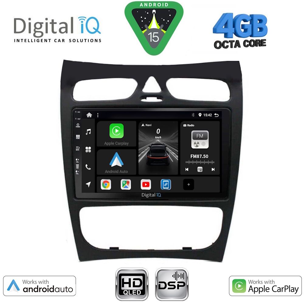 BXF6406_15 DIGITAL IQ BXF 16406_CPAA (9inc) MULTIMEDIA TABLET for MERCEDES CLK (W209) mod. 2000-2004 - Image 1
