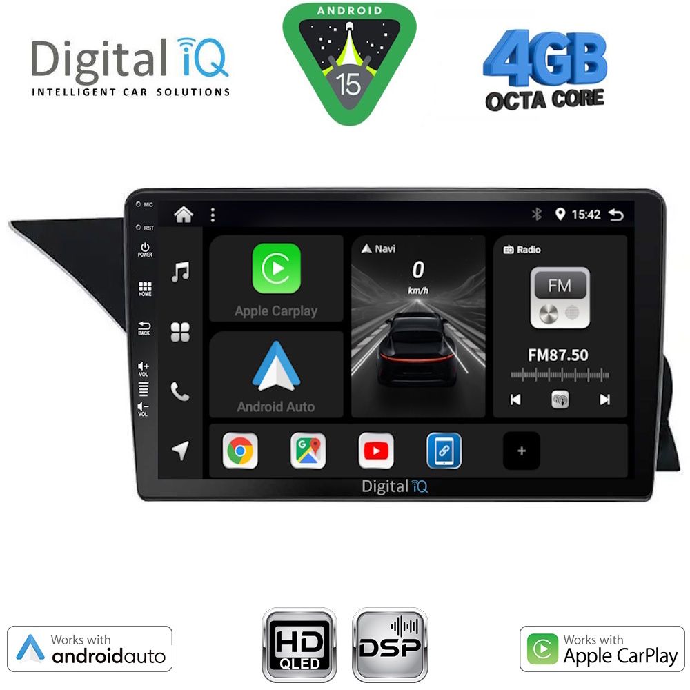 BXF6412_15 DIGITAL IQ BXF 16412_CPAA (NTG 4.5) (9inc) MULTIMEDIA TABLET for MERCEDES GLK (X204) mod. 2013-2017 - Image 1