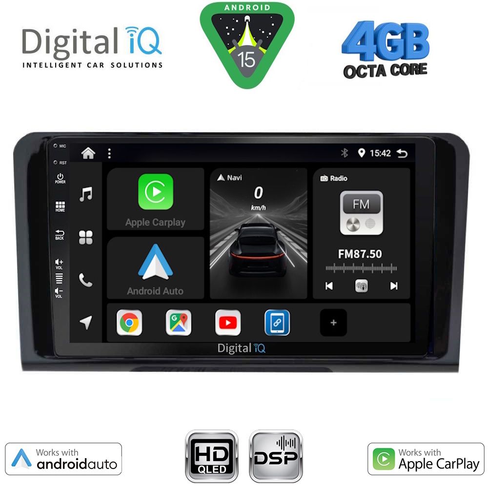 BXF6414_15 DIGITAL IQ BXF 16414_CPAA (9inc) MULTIMEDIA TABLET for MERCEDES ML (W164) – GL (X164) mod. 2005-2011 - Image 1