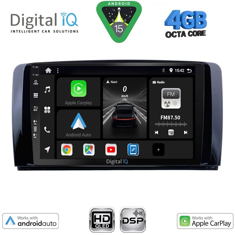 BXF6422_15 DIGITAL IQ BXF 16422_CPAA (9inc) MULTIMEDIA TABLET for MERCEDES R (W251) mod. 2006-2015 - Image 1