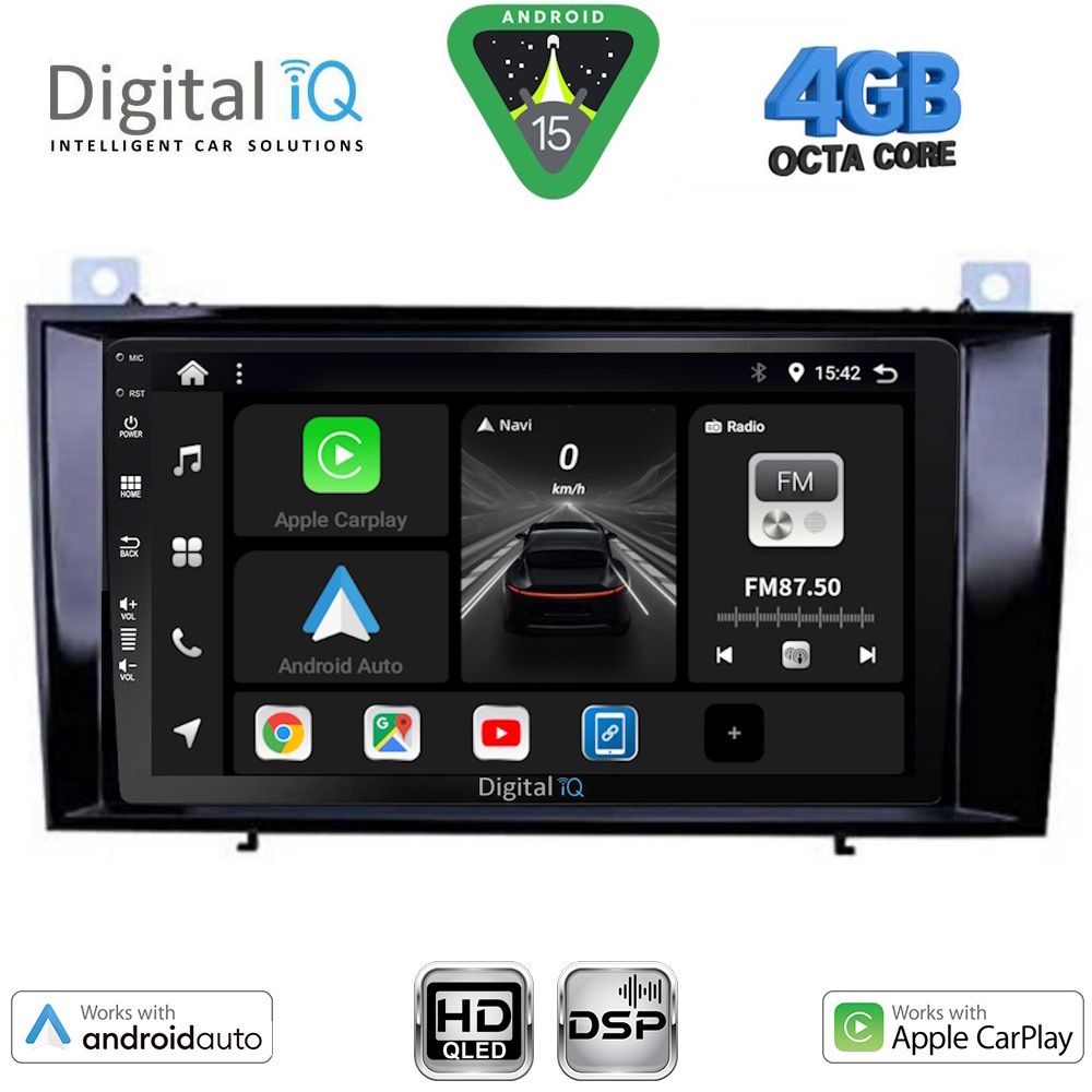 BXF6428_15 DIGITAL IQ BXF 6428_CPAA (8inc) MULTIMEDIA TABLET for MERCEDES SLK R171 mod. 2004-2010 - Image 1