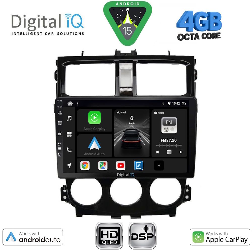 BXF6435_15 DIGITAL IQ BXF 16435_CPAA (9inc) MULTIMEDIA TABLET for MITSUBISHI COLT mod. 2013-2023 - Image 1
