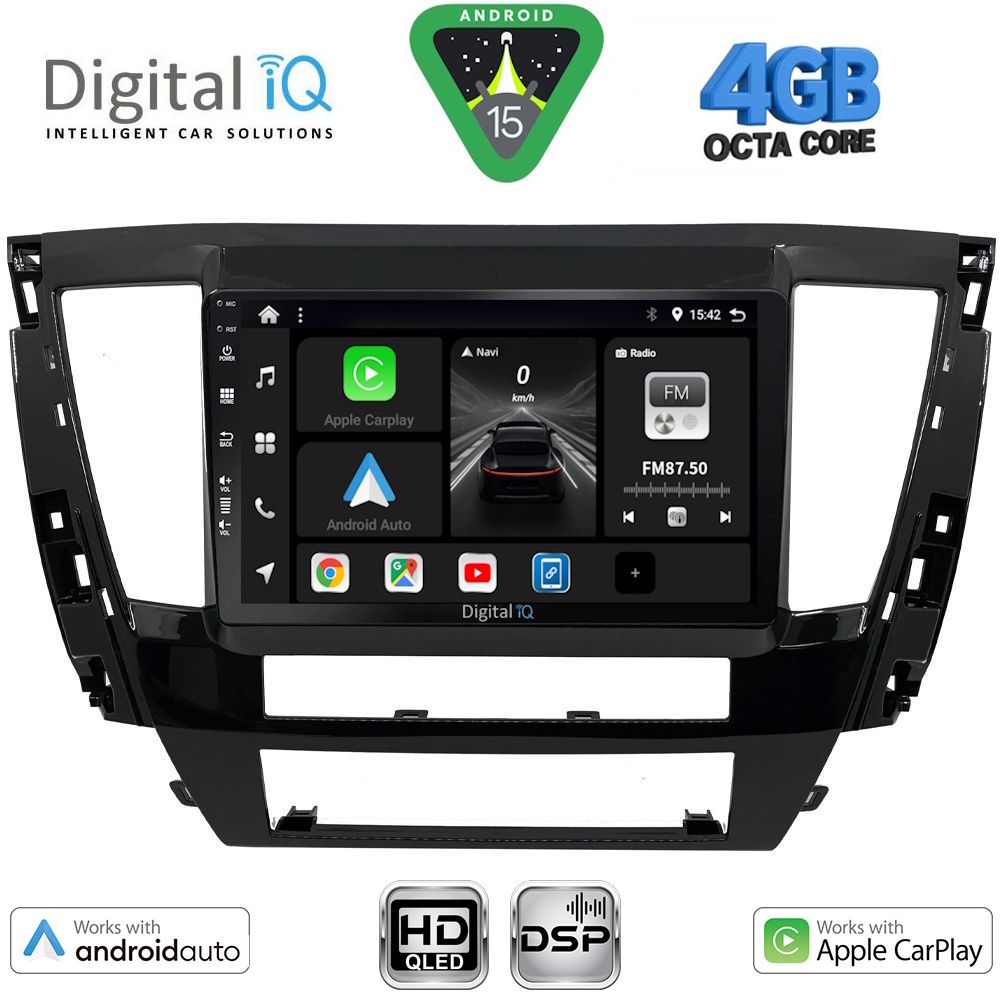 BXF6447S_15 DIGITAL IQ BXF 16447S_CPAA (9inc) MULTIMEDIA TABLET for MITSUBISHI PAJERO SPORT mod. 2020-2026 - Image 1