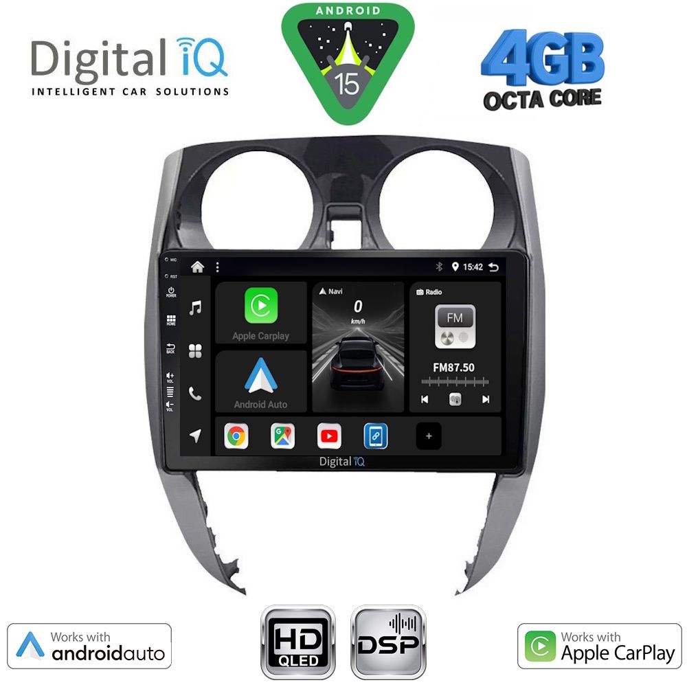 BXF6464_15 DIGITAL IQ BXF 16464_CPAA (10inc) MULTIMEDIA TABLET for NISSAN NOTE mod. 2012-2020 - Image 1