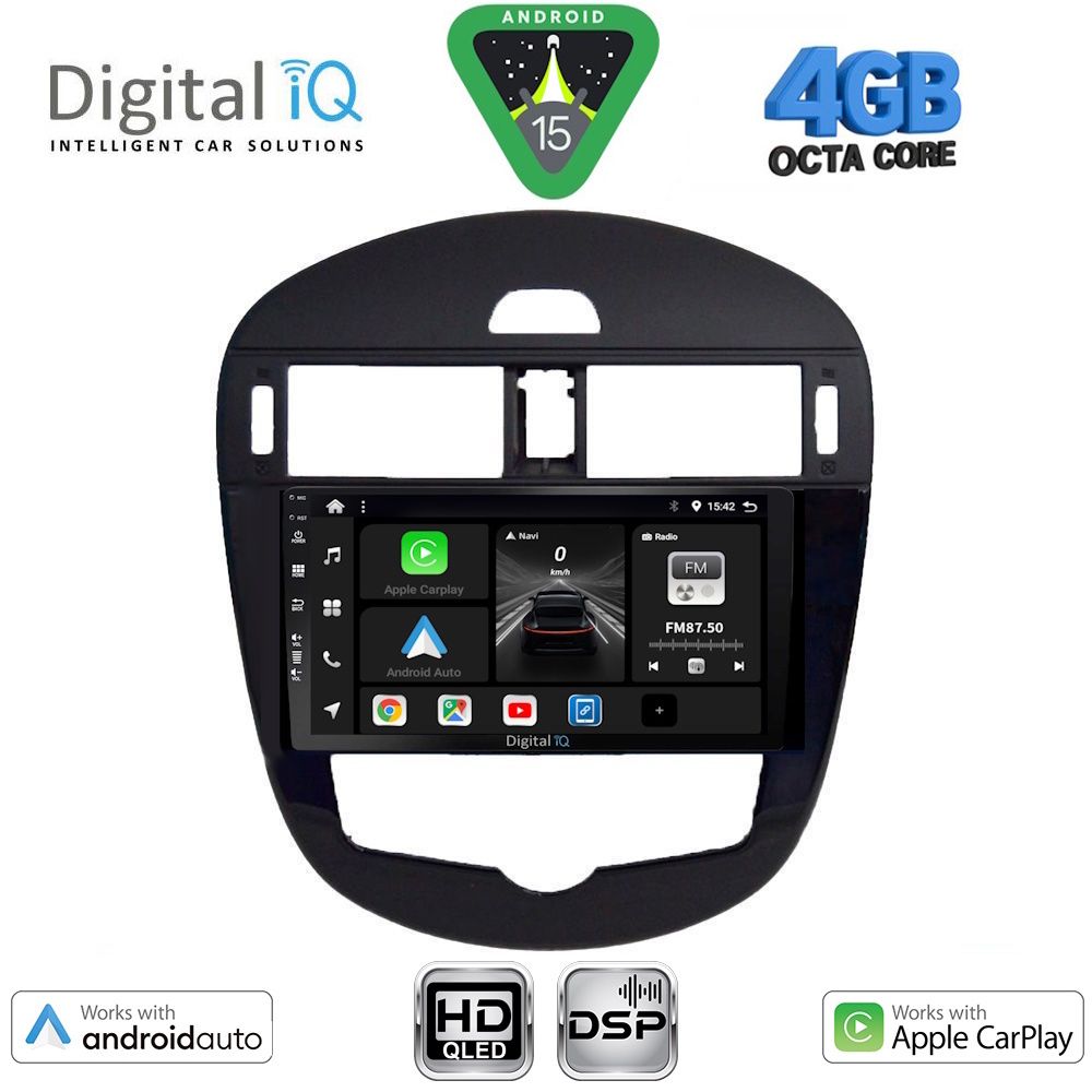BXF6470_15 DIGITAL IQ BXF 16470CL_CPAA (9inc) MULTIMEDIA TABLET for NISSAN PULSAR mod. 2014-2020 with CLIMA - Image 1