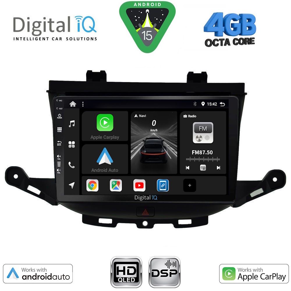 BXF6483_15 DIGITAL IQ BXF 16483_CPAA (9inc) MULTIMEDIA TABLET for OPEL ASTRA K mod. 2015-2023 - Image 1