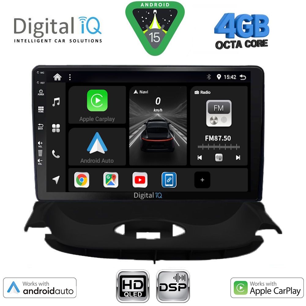 BXF6505_15 DIGITAL IQ BXF 16505_CPAA (9inc) MULTIMEDIA TABLET for PEUGEOT 206 mod. 1998-2006 - Image 1