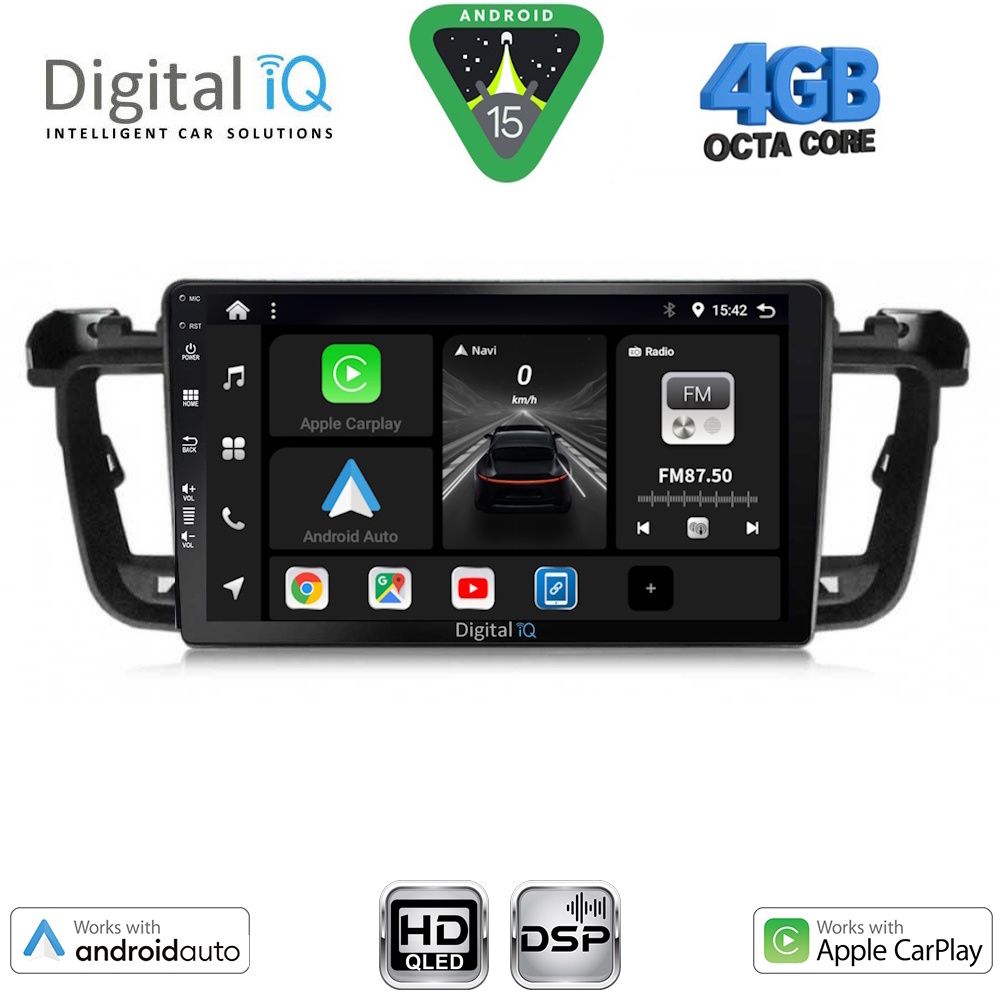BXF6518_15 DIGITAL IQ BXF 16518_CPAA (9inc) MULTIMEDIA TABLET for PEUGEOT 508 mod. 2010-2016 - Image 1