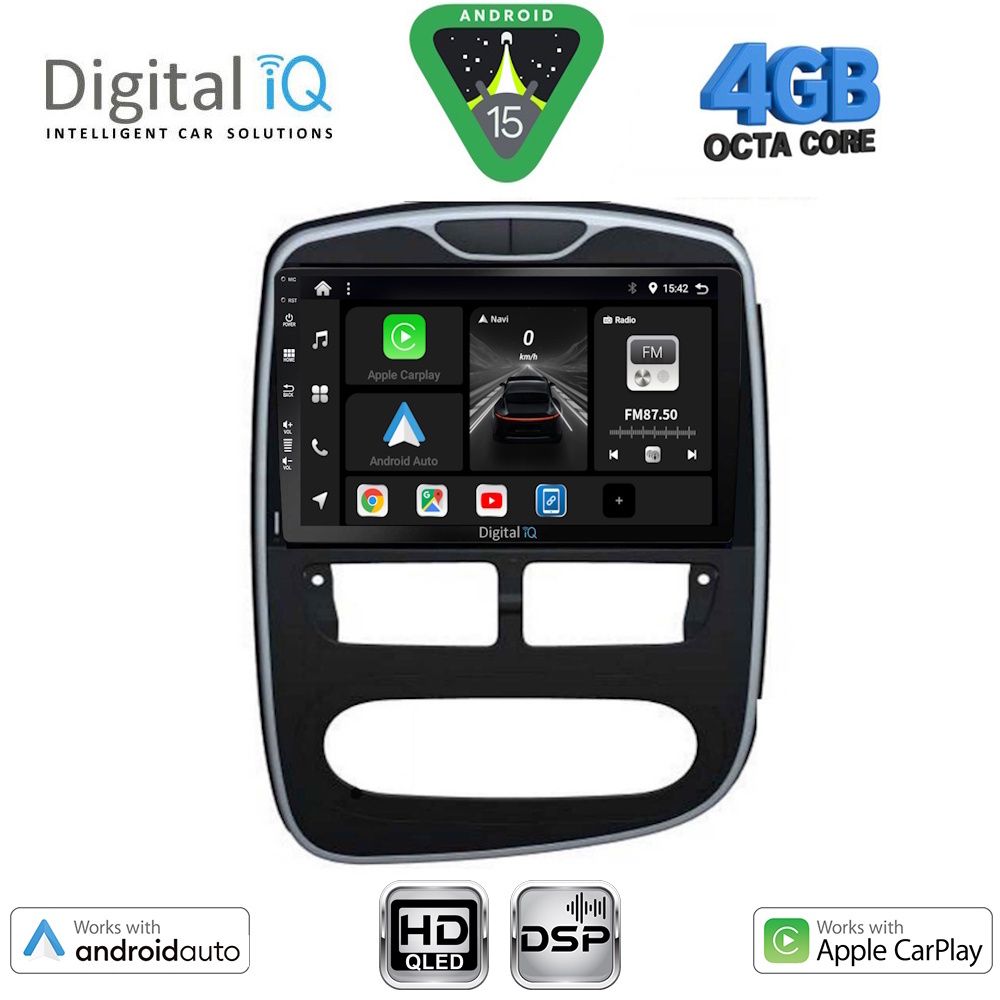BXF6544_15 DIGITAL IQ BXF 16544_CPAA (10inc) MULTIMEDIA TABLET for RENAULT CLIO mod. 2012-2015 - Image 1