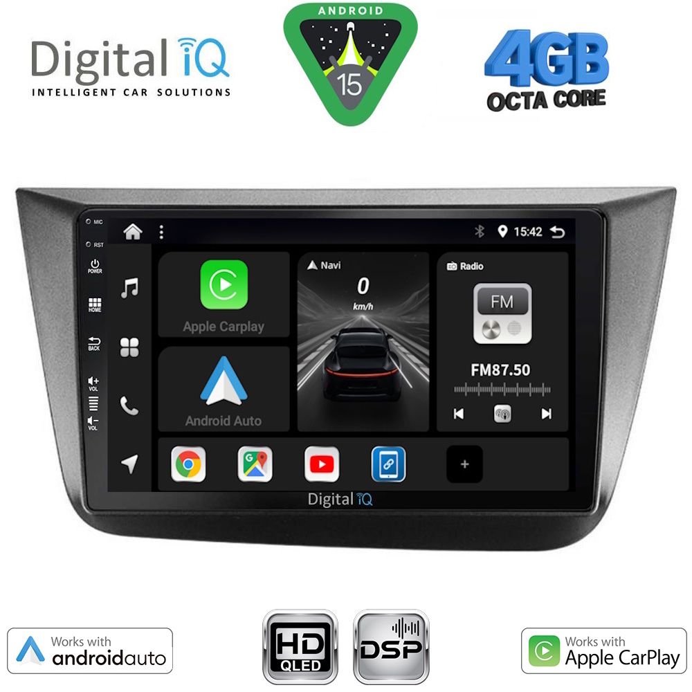 BXF6570_15 DIGITAL IQ BXF 16570_CPAA (9inc) MULTIMEDIA TABLET for SEAT ALTEA mod. 2004-2015 - Image 1