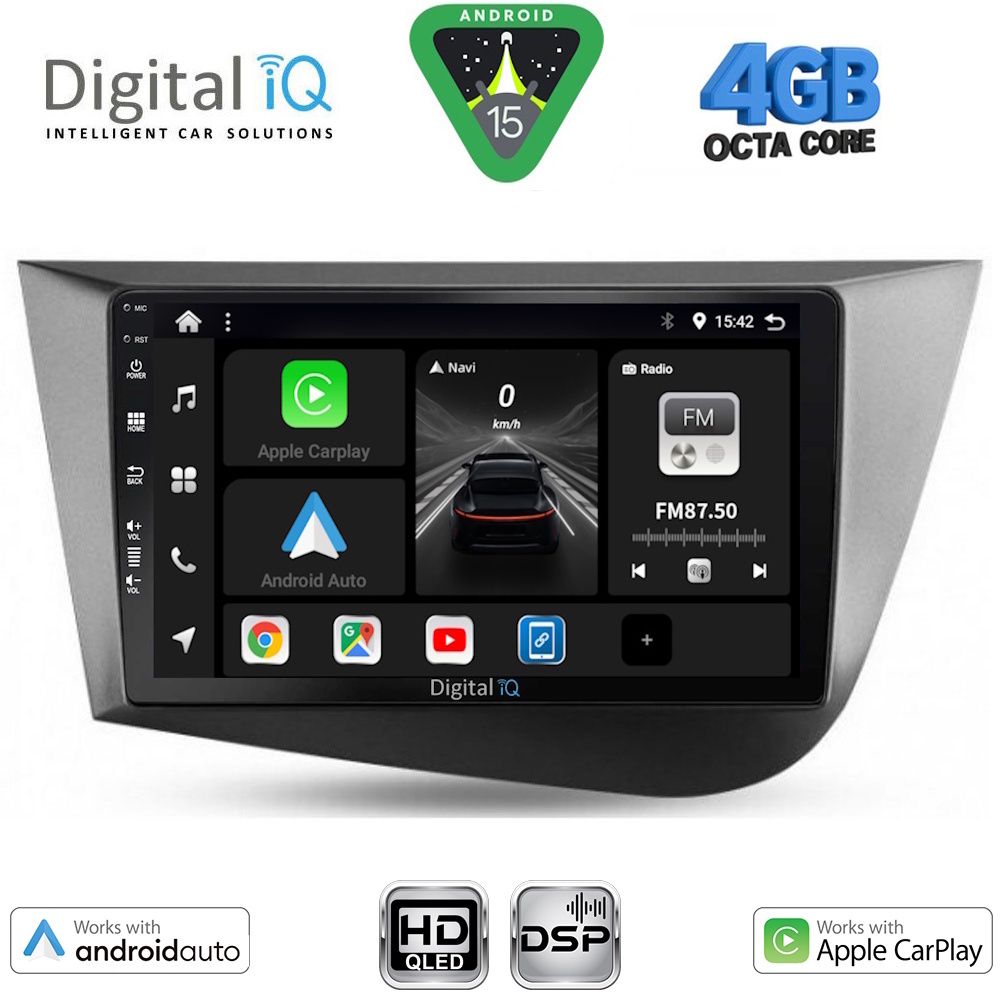 BXF6574_15 DIGITAL IQ BXF 16574_CPAA (9inc) MULTIMEDIA TABLET for SEAT LEON mod. 2005-2012 - Image 1