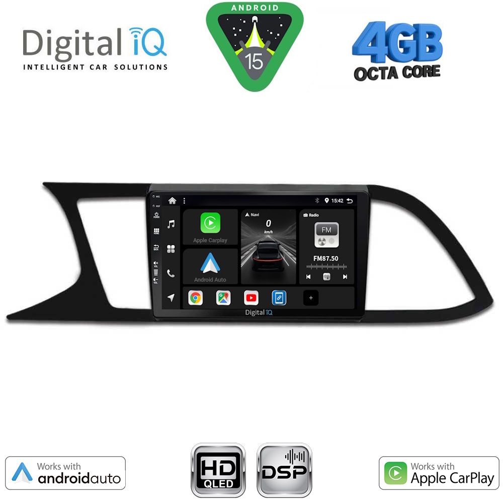 BXF6575_15 DIGITAL IQ BXF 16575_CPAA (9inc) MULTIMEDIA TABLET for SEAT LEON mod. 2012-2021 - Image 1